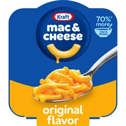 Kraft Mac and Cheese, 1 Big Bowl, for Easy Dinner or Dinner Sides, Original Flavor, No Artificial Flavors, Preservatives or Dyes, 3.5 oz