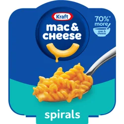 Kraft Spirals Original Mac & Cheese Big Bowl Dinner, 3.5 oz Tray