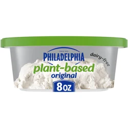 Philadelphia Plant-Based Dairy Free Original Cream Cheese Spread, 8 oz Tub