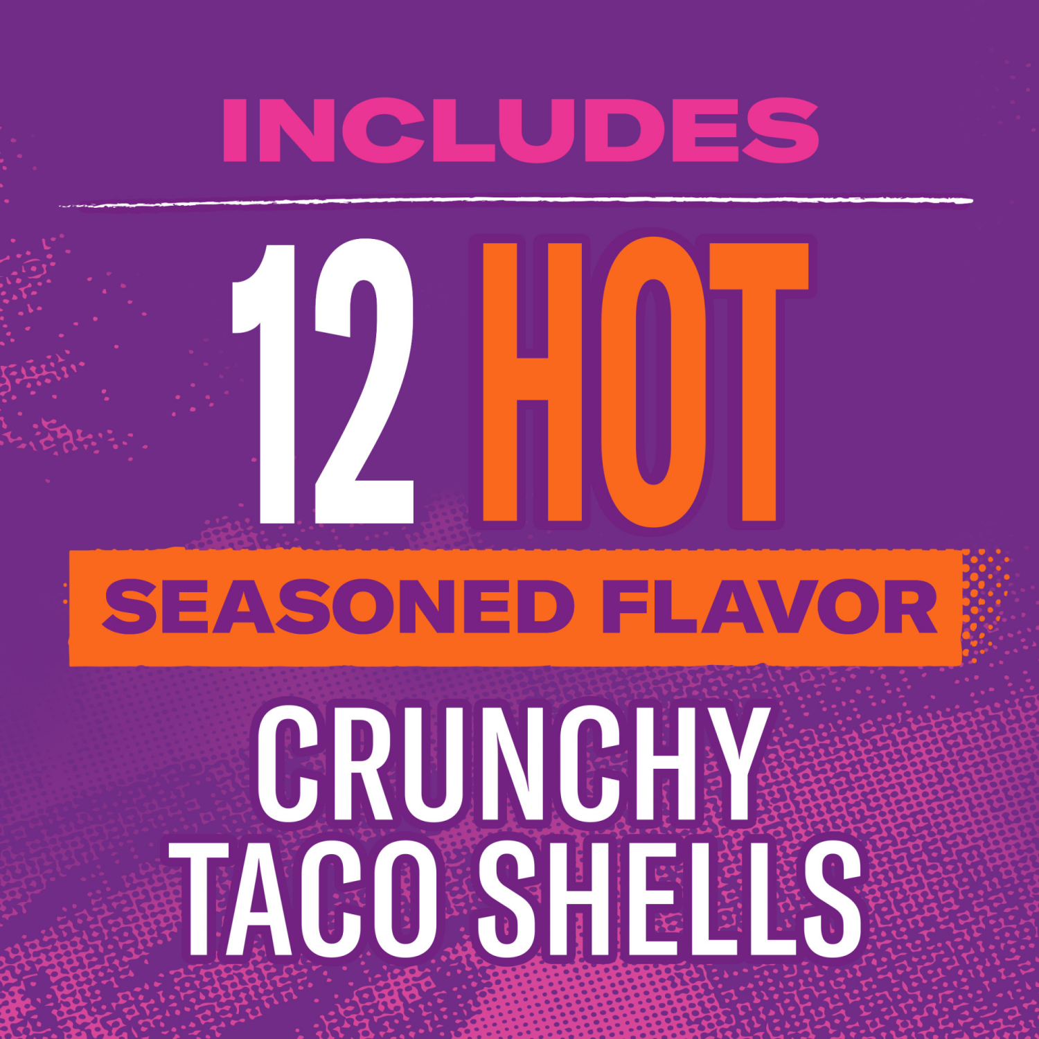 slide 6 of 8, Taco Bell Hot Seasoned Flavor Crunchy Taco Shells, 12 ct, 4.8 oz Box, 12 ct