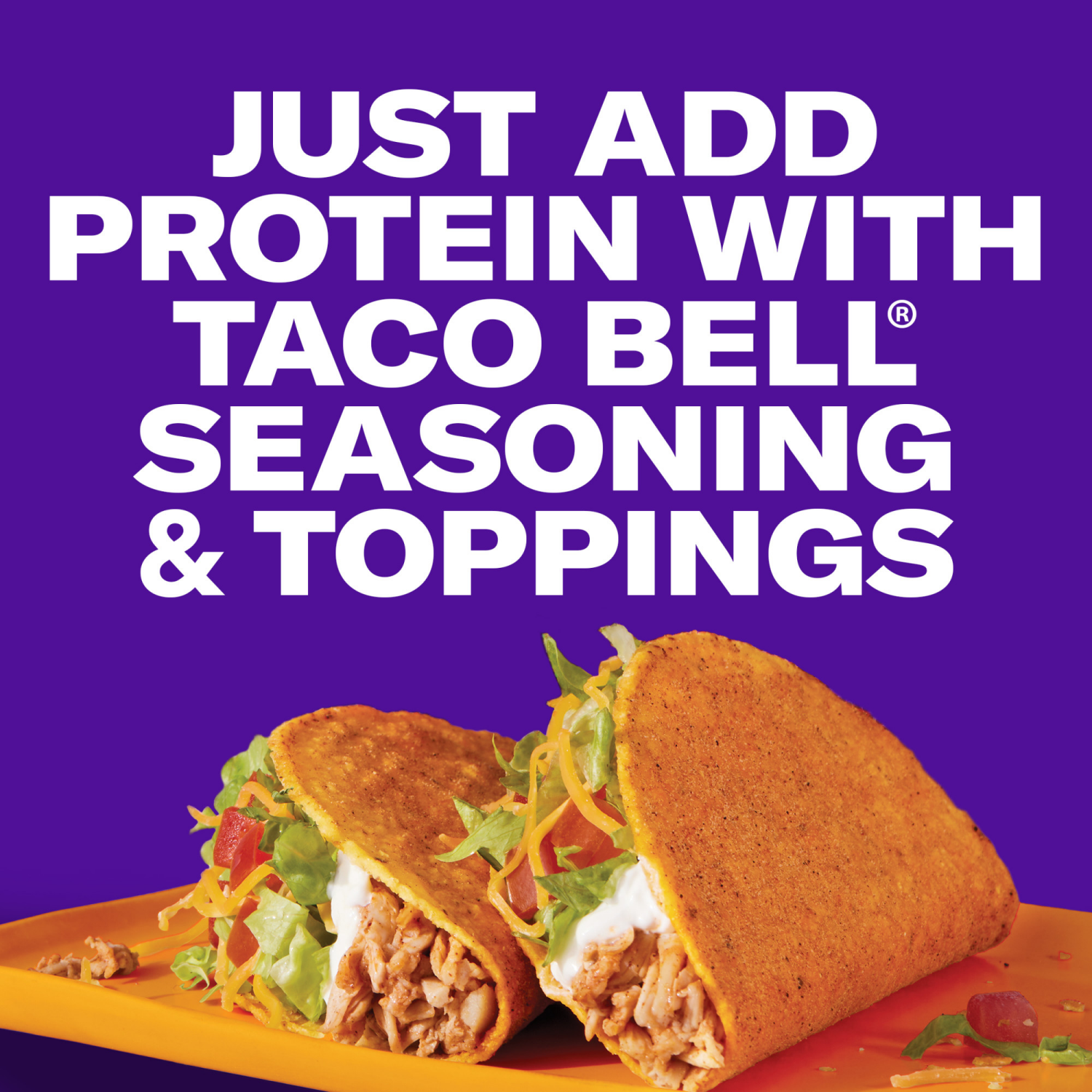 slide 4 of 8, Taco Bell Mild Seasoned Flavor Crunchy Taco Shells, 12 ct, 4.8 oz Box, 12 ct