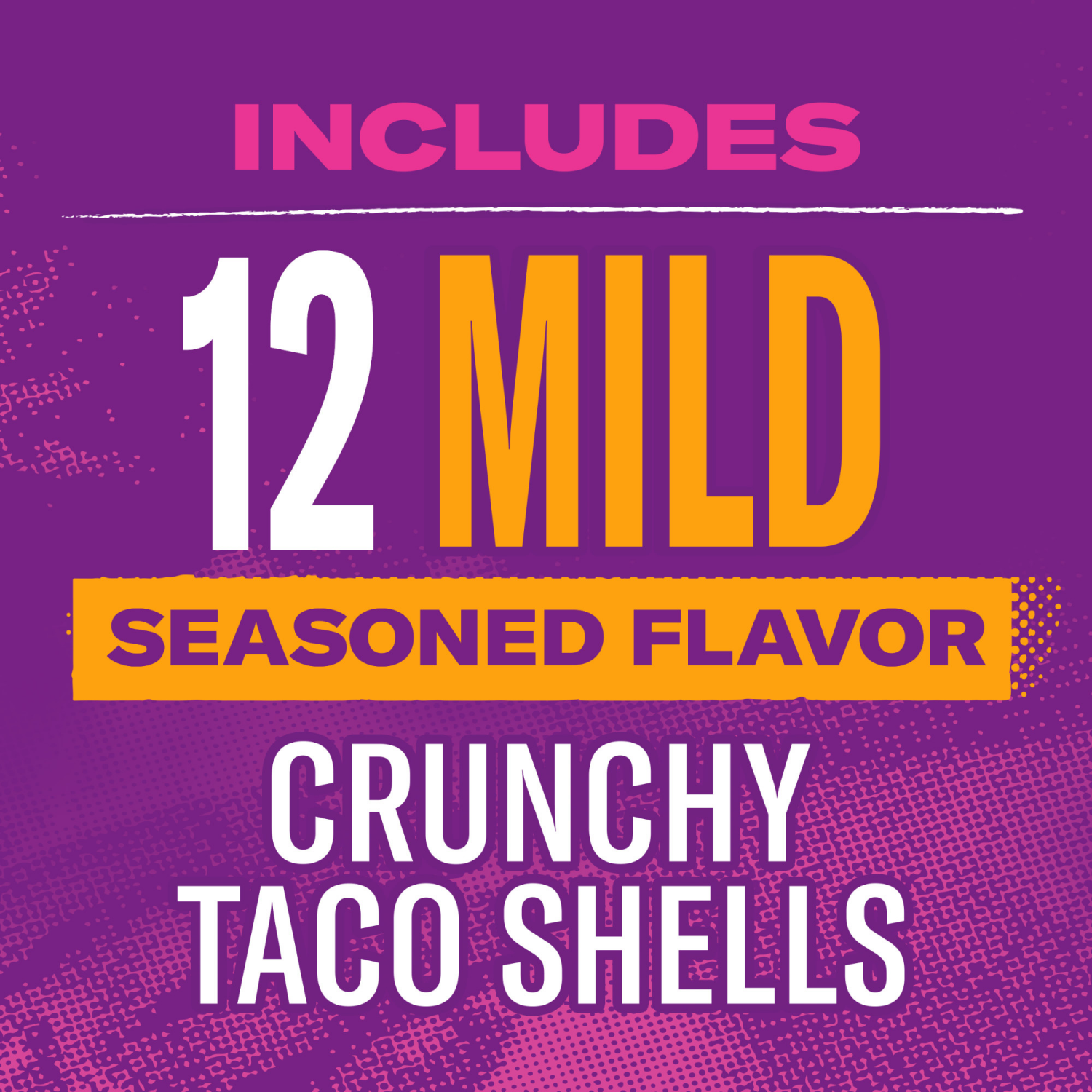 slide 6 of 8, Taco Bell Mild Seasoned Flavor Crunchy Taco Shells, 12 ct, 4.8 oz Box, 12 ct