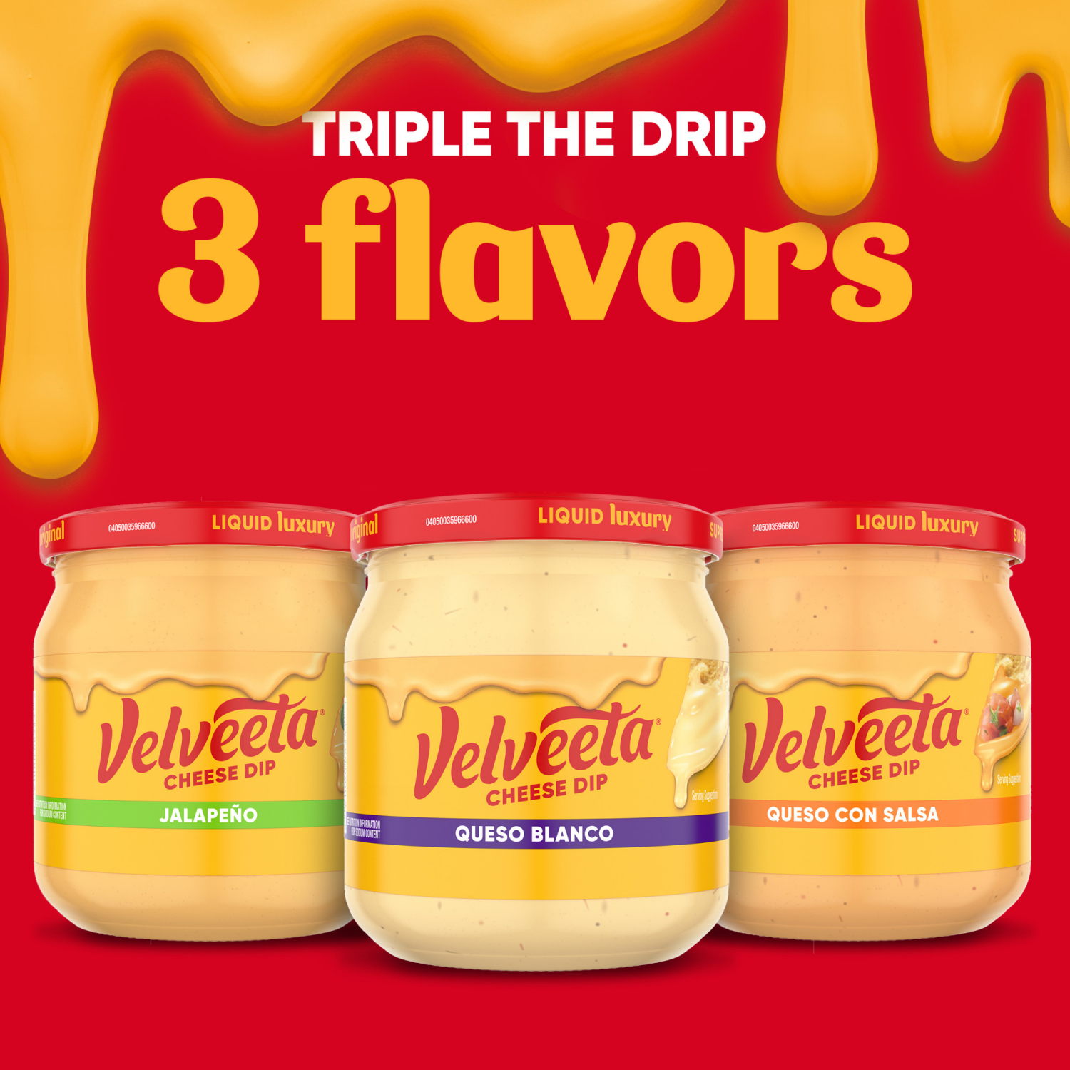 slide 4 of 8, Velveeta Queso Blanco Cheese Dip, 15 oz Jar, 15 oz