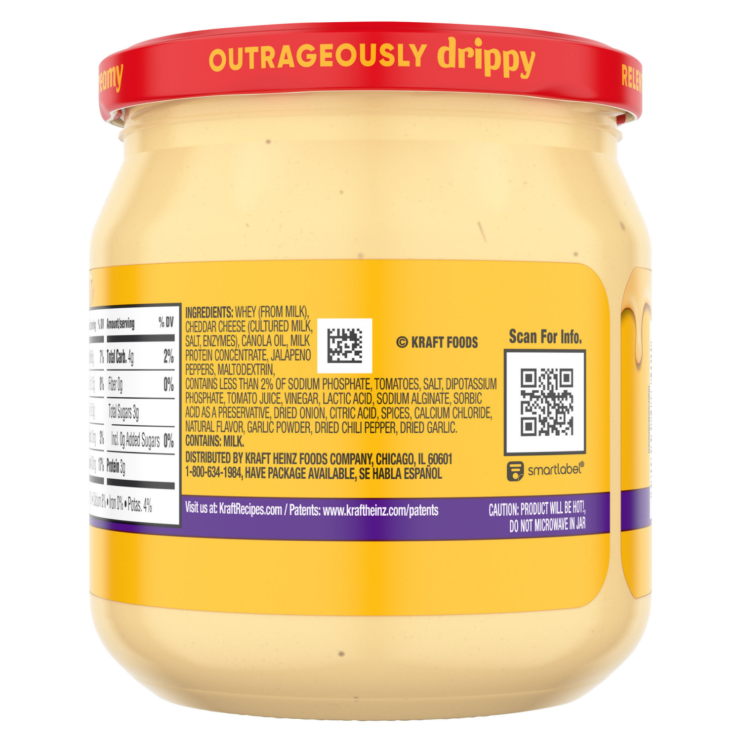 slide 8 of 8, Velveeta Queso Blanco Cheese Dip, 15 oz Jar, 15 oz