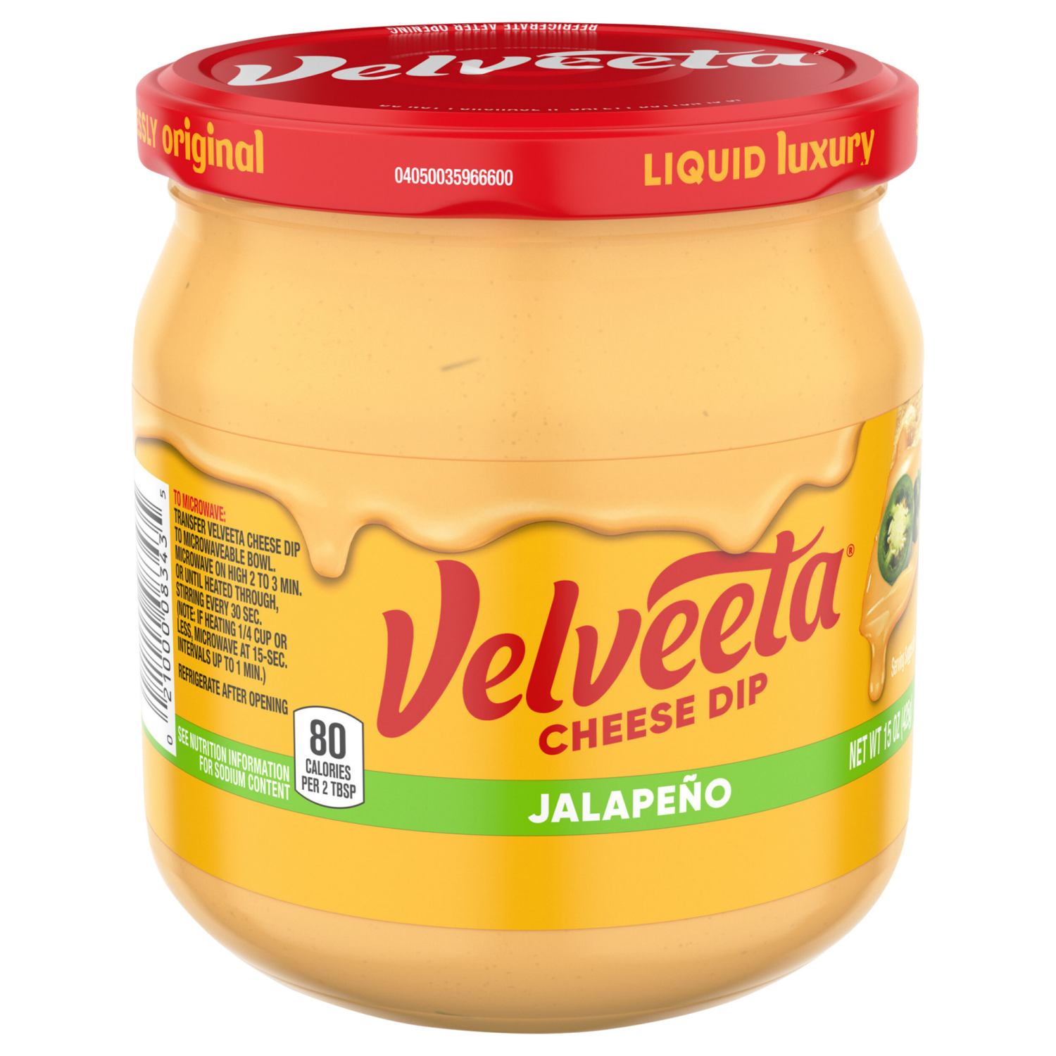 slide 2 of 8, Velveeta Jalapeño Cheese Dip, 15 oz Jar, 15 oz
