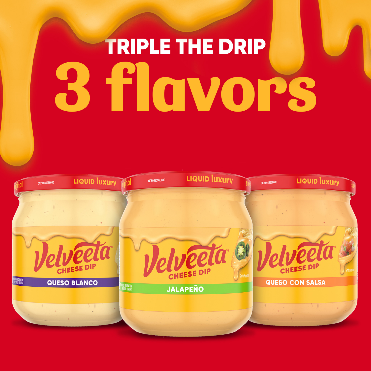 slide 4 of 8, Velveeta Jalapeño Cheese Dip, 15 oz Jar, 15 oz