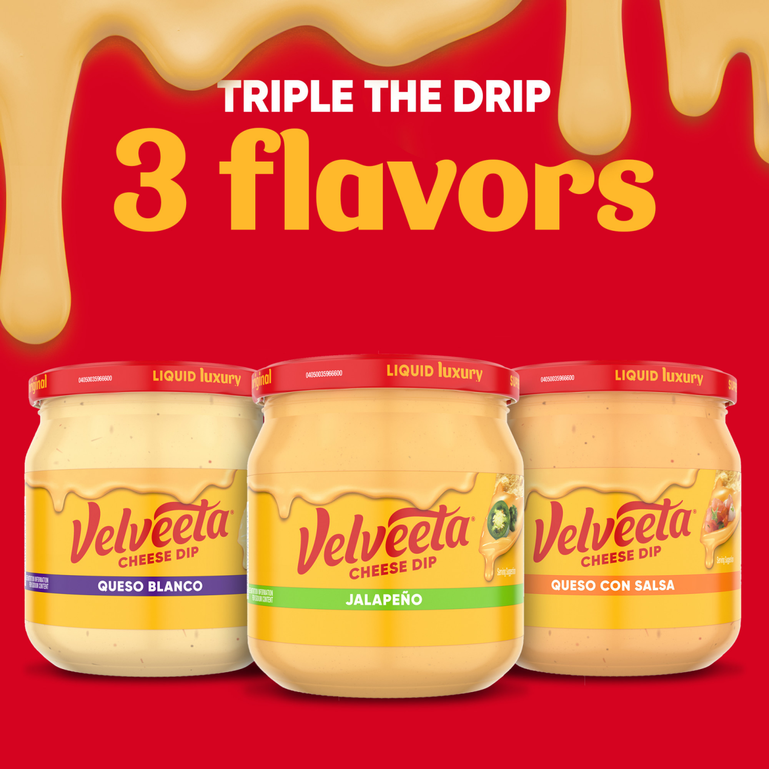 slide 4 of 8, Velveeta Jalapeño Cheese Dip, 15 oz Jar, 15 oz