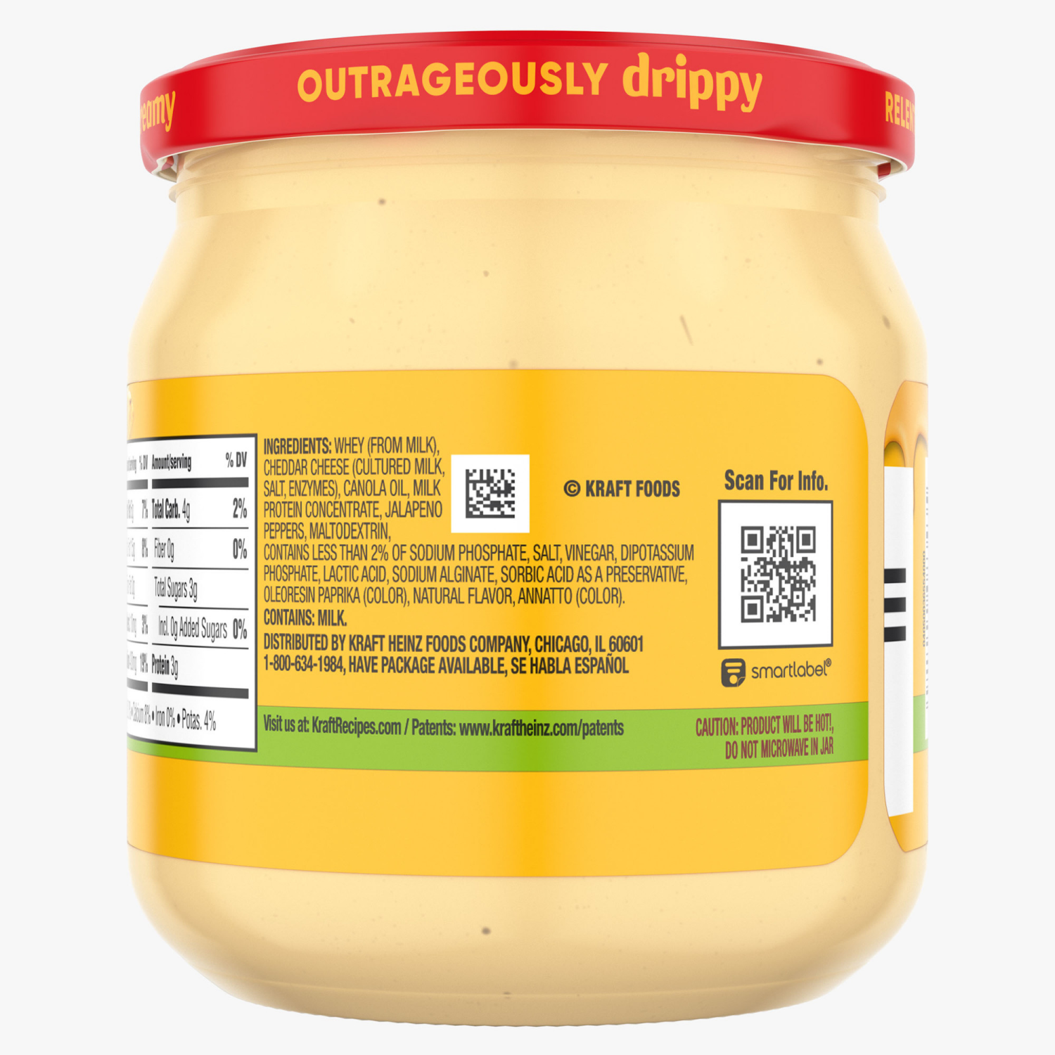 slide 8 of 8, Velveeta Jalapeño Cheese Dip, 15 oz Jar, 15 oz