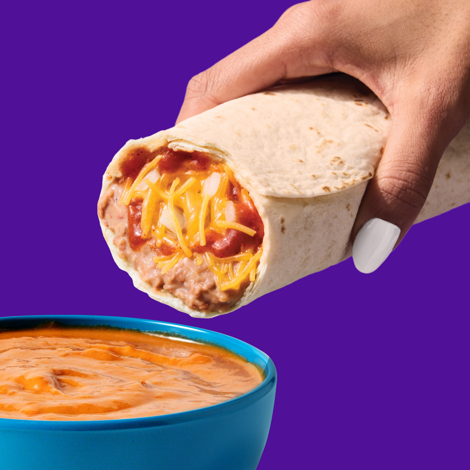 slide 4 of 8, Taco Bell Crving Dips Bean Spcy, 15 oz