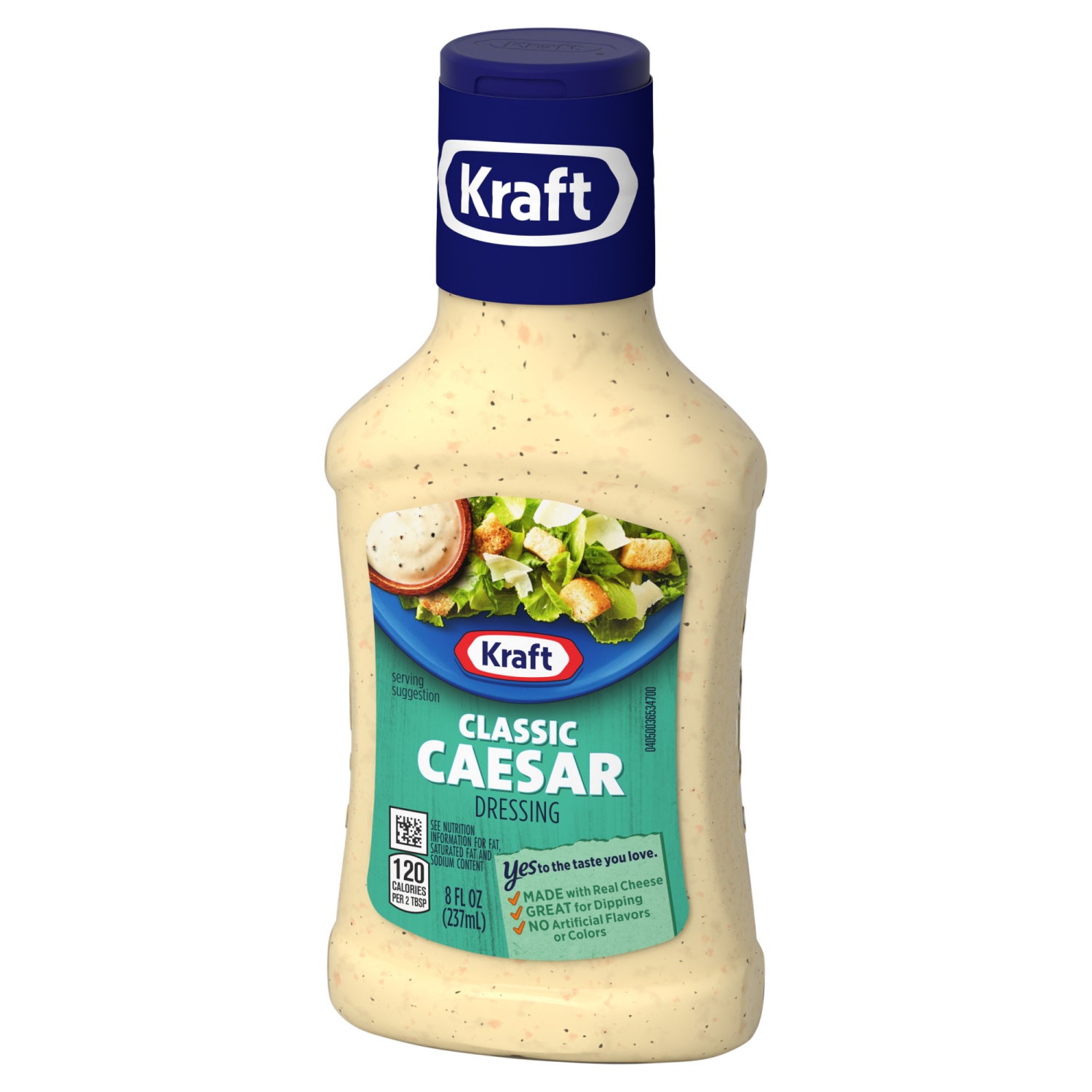 slide 2 of 8, Kraft Classic Caesar Dressing, 8 fl oz Bottle, 8 fl oz