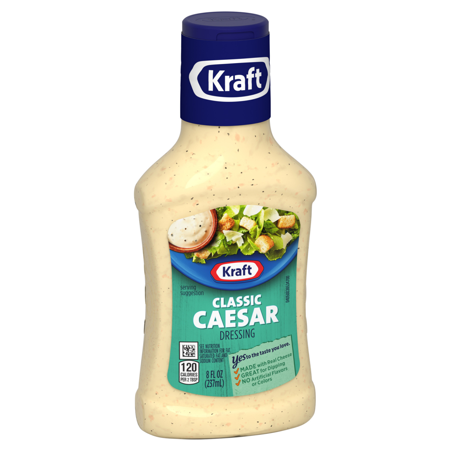 slide 8 of 8, Kraft Classic Caesar Dressing, 8 fl oz Bottle, 8 fl oz