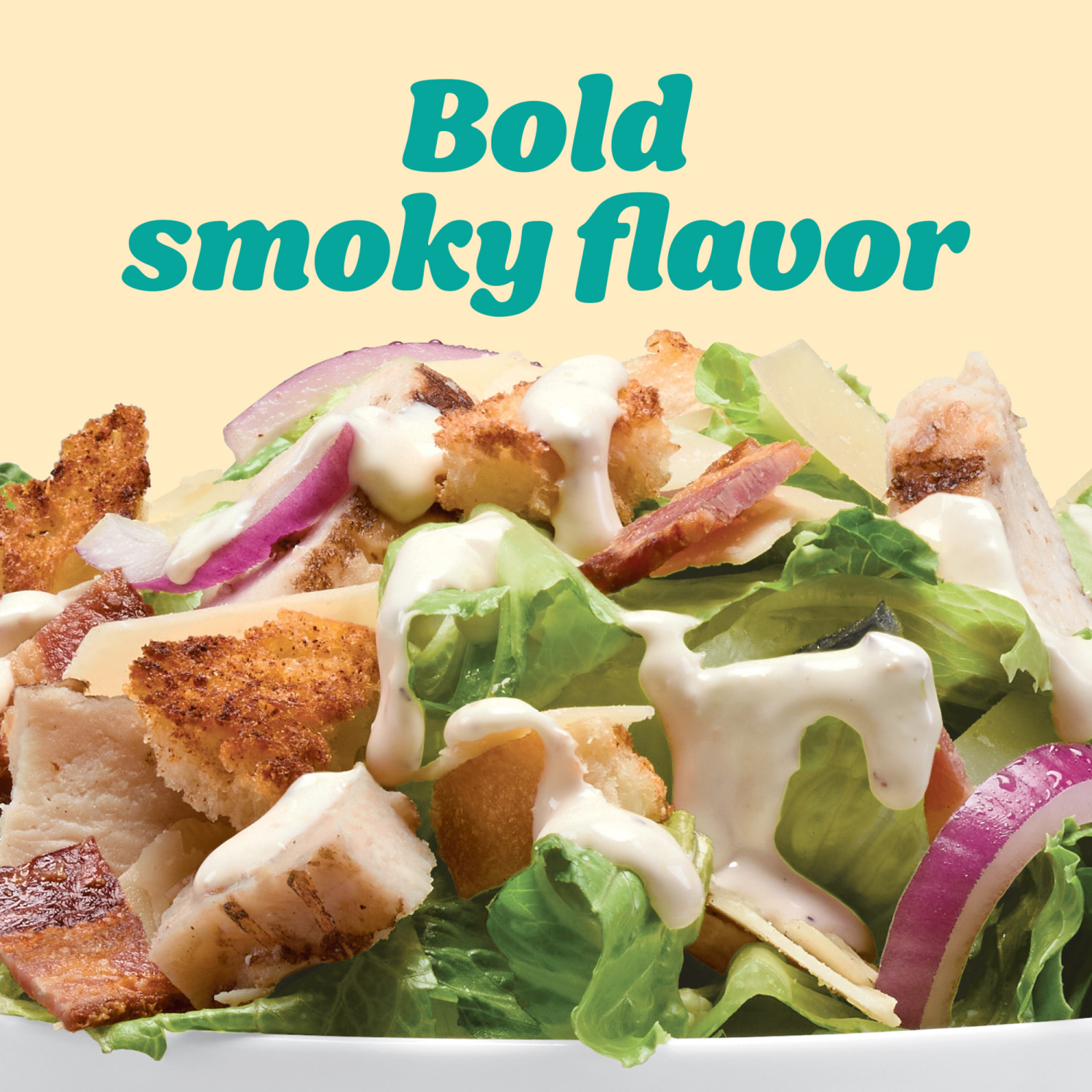 slide 6 of 8, Kraft Caesar with Bacon Dressing, 16 fl oz Bottle, 16 fl oz