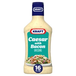 Kraft Caesar with Bacon Dressing, 16 fl oz Bottle