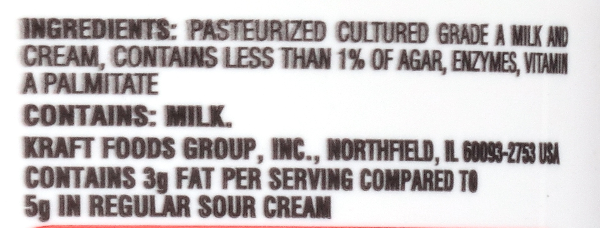 slide 6 of 6, Breakstone's Reduced Fat Sour Cream 16 oz, 16 oz