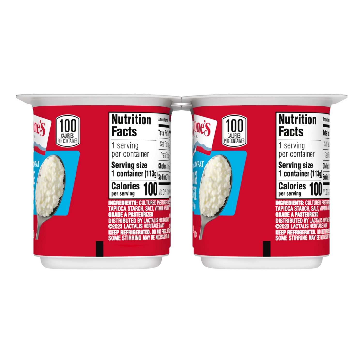 slide 3 of 4, Breakstone's 2% Milkfat Lowfat Small Curd Cottage Cheese, 16 oz