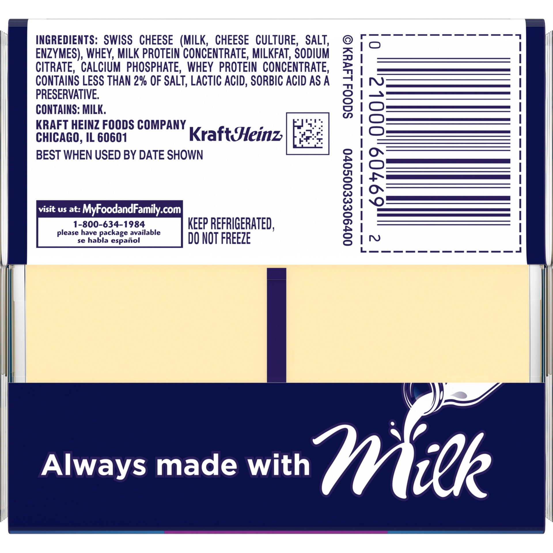 slide 4 of 6, Kraft Singles Swiss Pasteurized Prepared Cheese Product Slices Pack, 12 oz