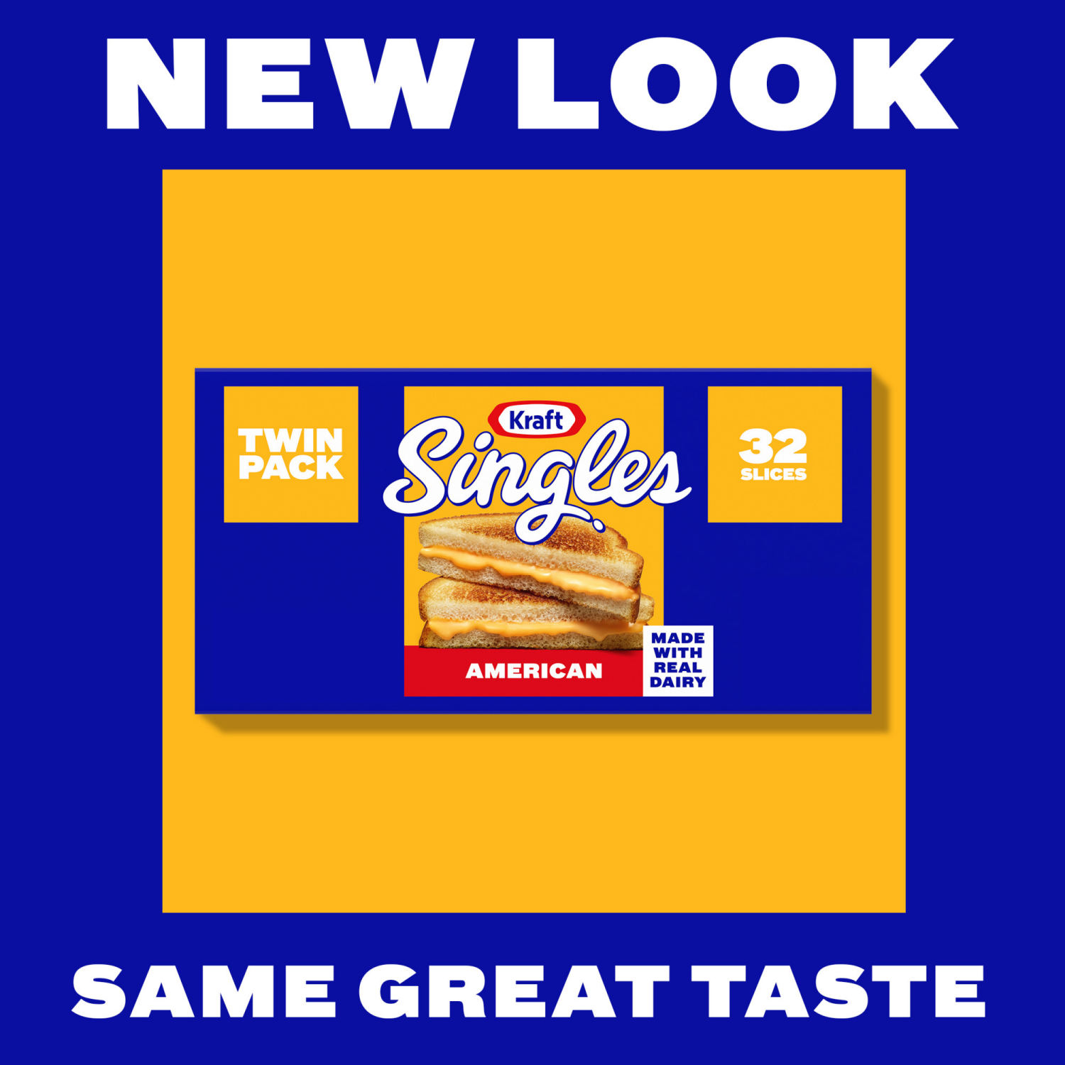 slide 6 of 8, Kraft Singles American Slices Twin Pack, 32 ct Pack, 32 ct