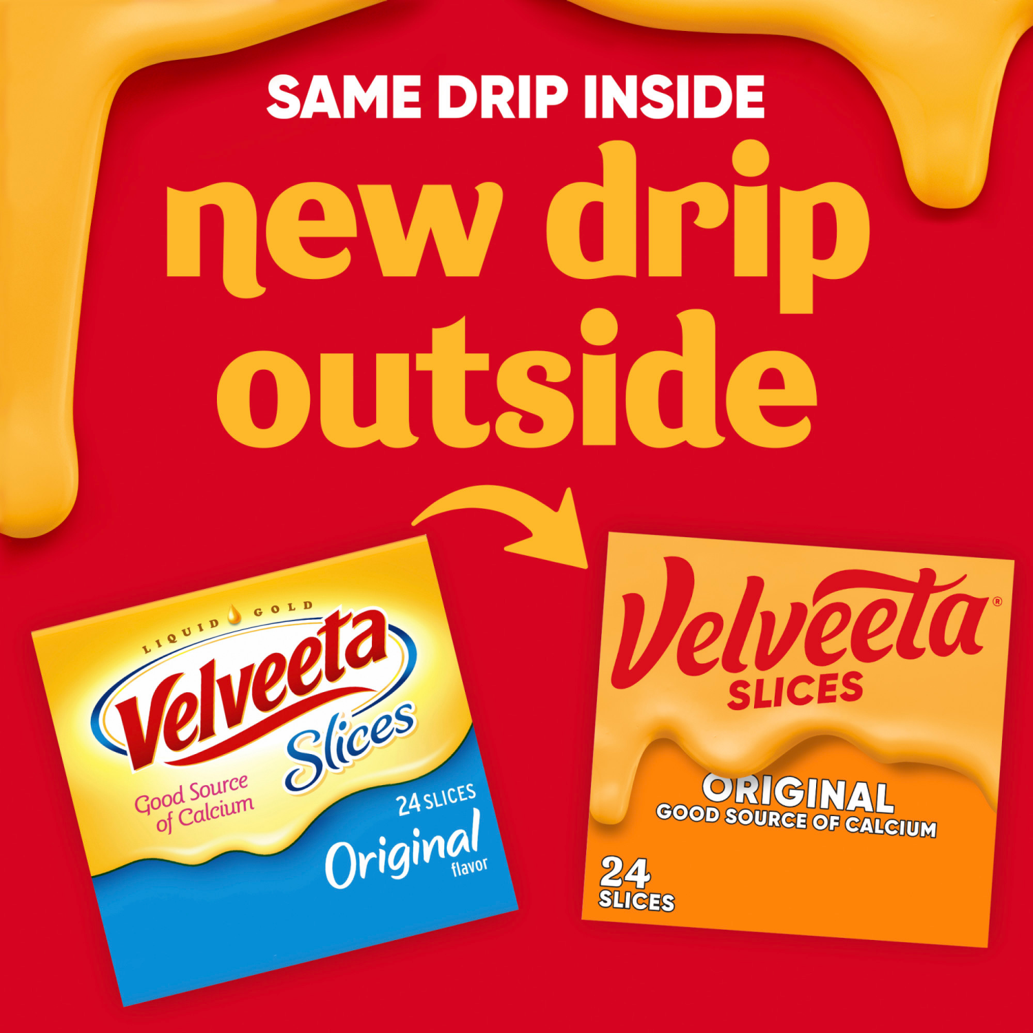slide 6 of 8, Velveeta Original Slices, 24 ct - 16.0 oz Wrapper, 453 g