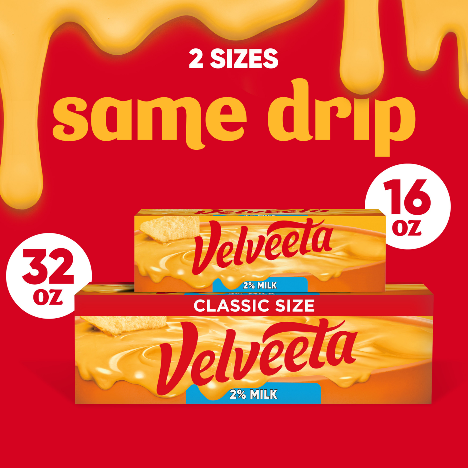 slide 6 of 8, Velveeta 2% Milk Cheese 16 oz, 16 oz