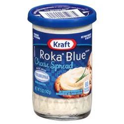 Kraft Roka Blue Cheese Spread made with Philadelphia Cream Cheese, 5 oz Jar