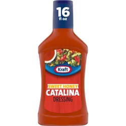 Kraft Sweet Honey Catalina Dressing, 16 fl oz Bottle