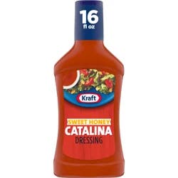 Kraft Sweet Honey Catalina Dressing, 16 fl oz Bottle