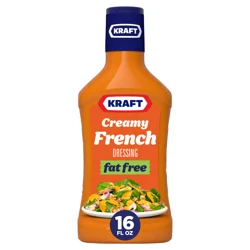 Kraft Creamy French Fat Free Dressing, 16 fl oz Bottle