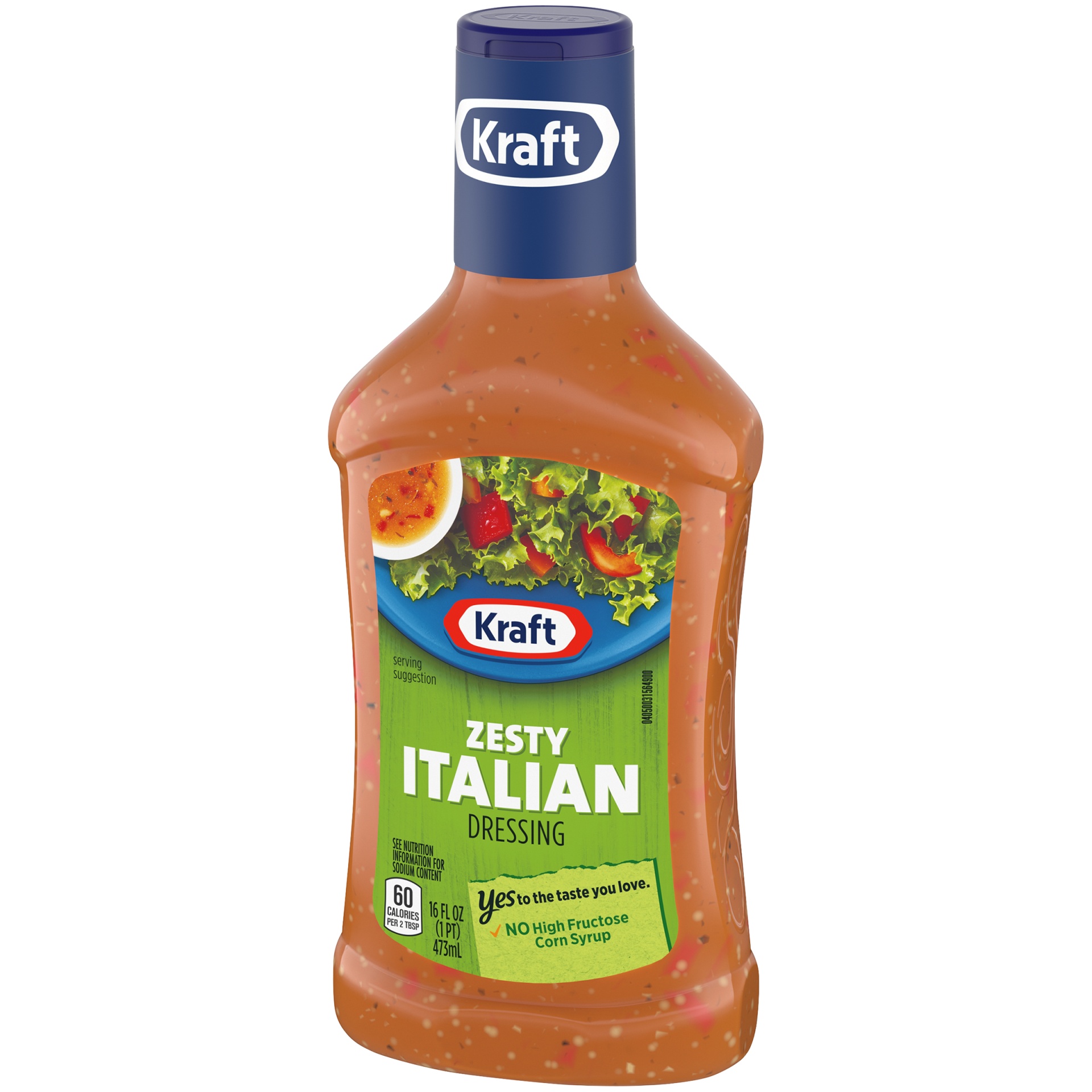 slide 7 of 12, Kraft Zesty Italian Salad Dressing Bottle, 16 fl oz