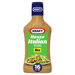 Kraft House Italian Lite Salad Dressing, 16 fl oz Bottle
