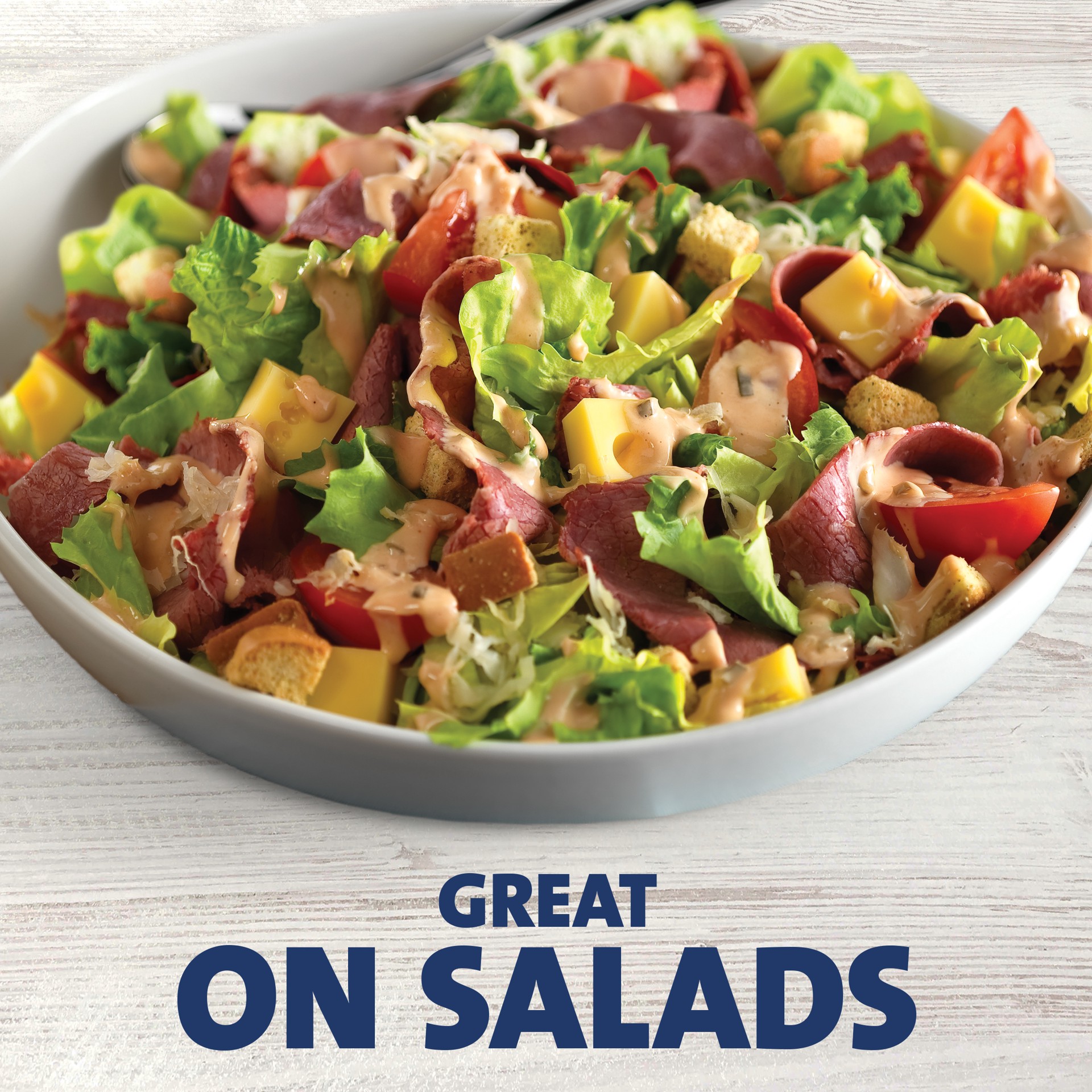slide 4 of 12, Kraft Thousand Island Salad Dressing with Bacon Bottle, 16 fl oz
