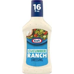 Kraft Cucumber Ranch Dressing, 16 fl oz Bottle