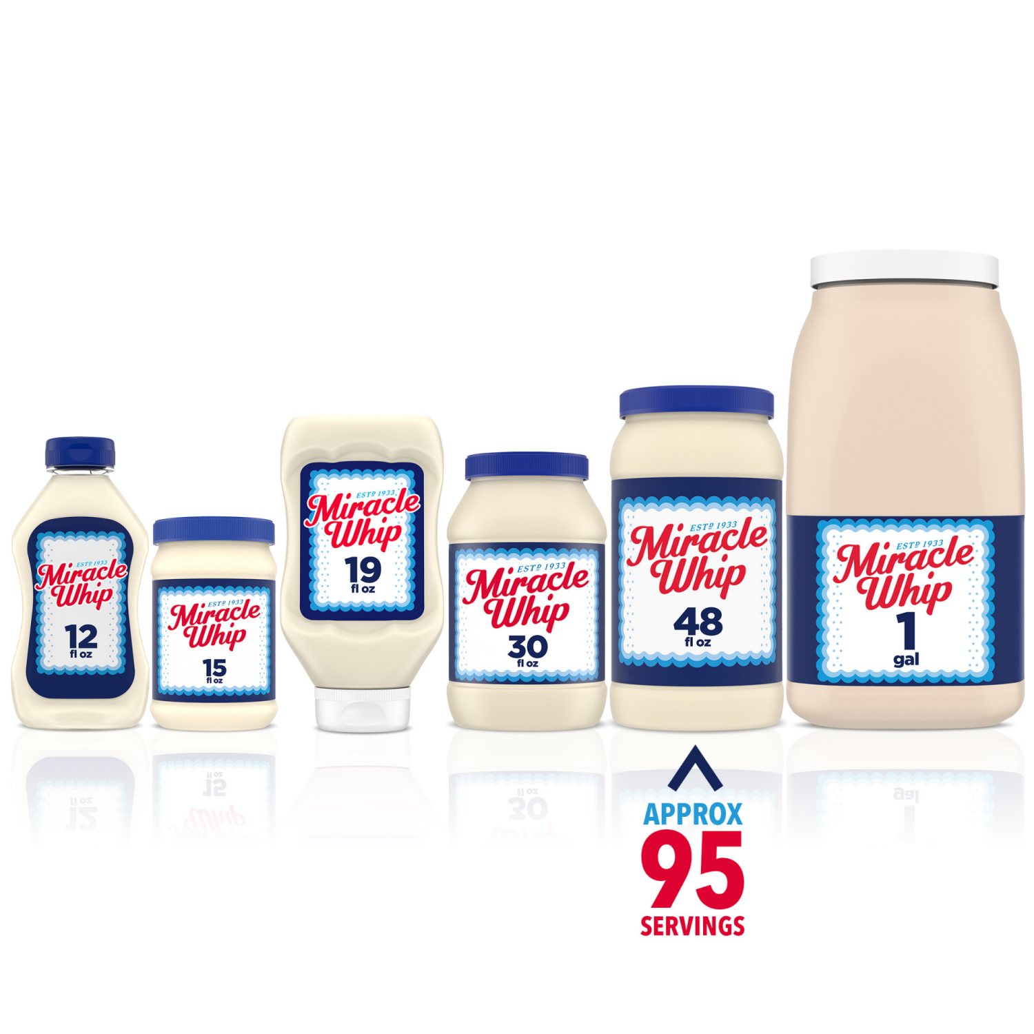 slide 4 of 5, Miracle Whip Mayo-like Dressing Value Size, 48 fl oz Jar, 48 fl oz