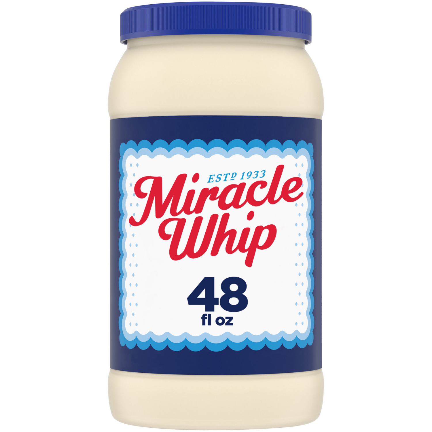 slide 1 of 5, Miracle Whip Mayo-like Dressing Value Size, 48 fl oz Jar, 48 fl oz