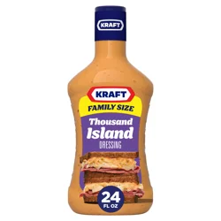 Kraft Thousand Island Dressing Family Size, 24 fl oz Bottle