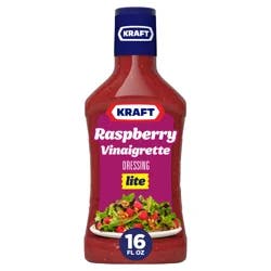 Kraft Lite Raspberry Vinaigrette, 16 fl oz Bottle