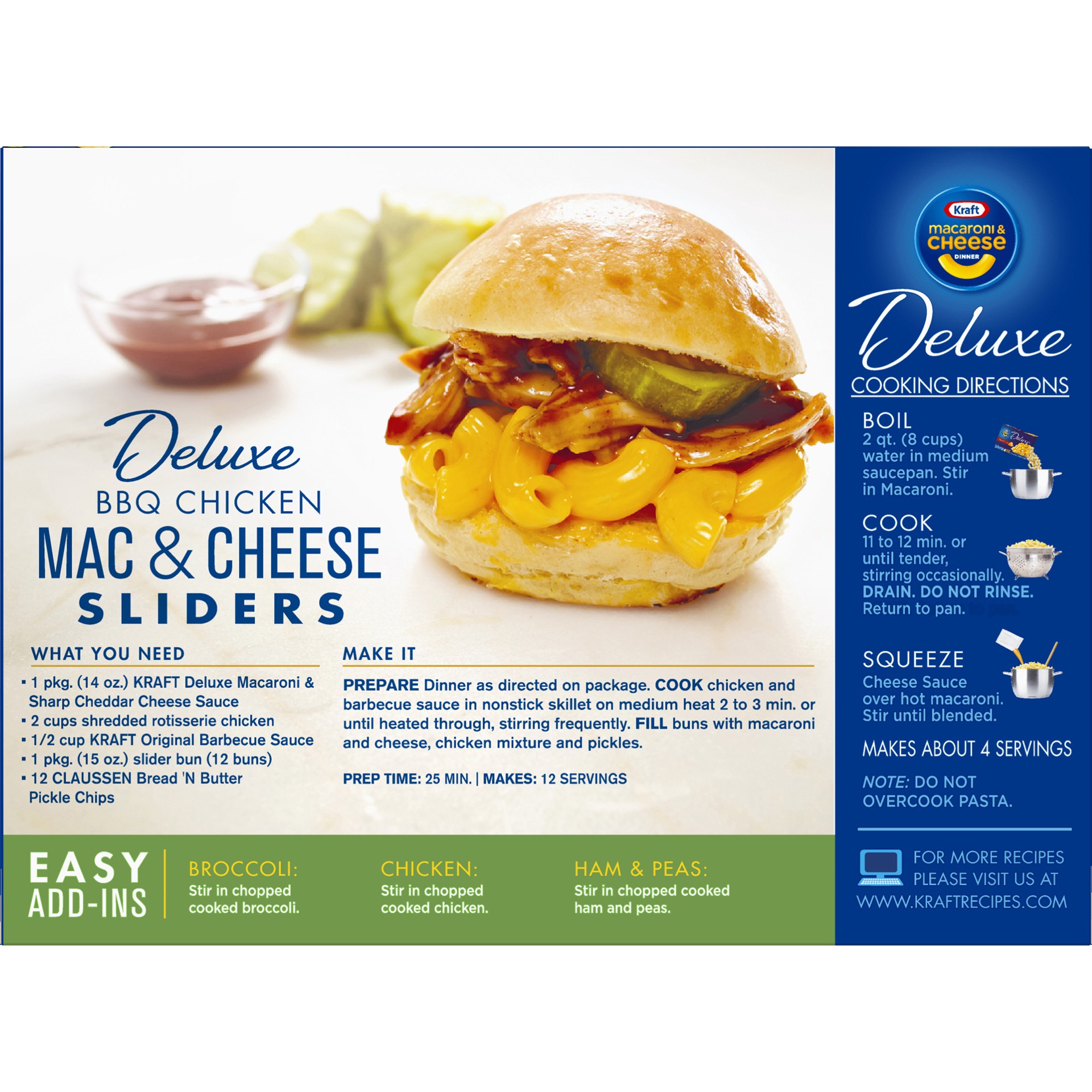 slide 6 of 6, Kraft Deluxe Sharp Cheddar Macaroni & Cheese Dinner, 14 oz