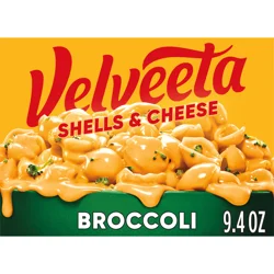 Velveeta Broccoli Rotini Pasta & Cheese with Cheese Sauce & Broccoli Florets Meal, 9.4 oz Box