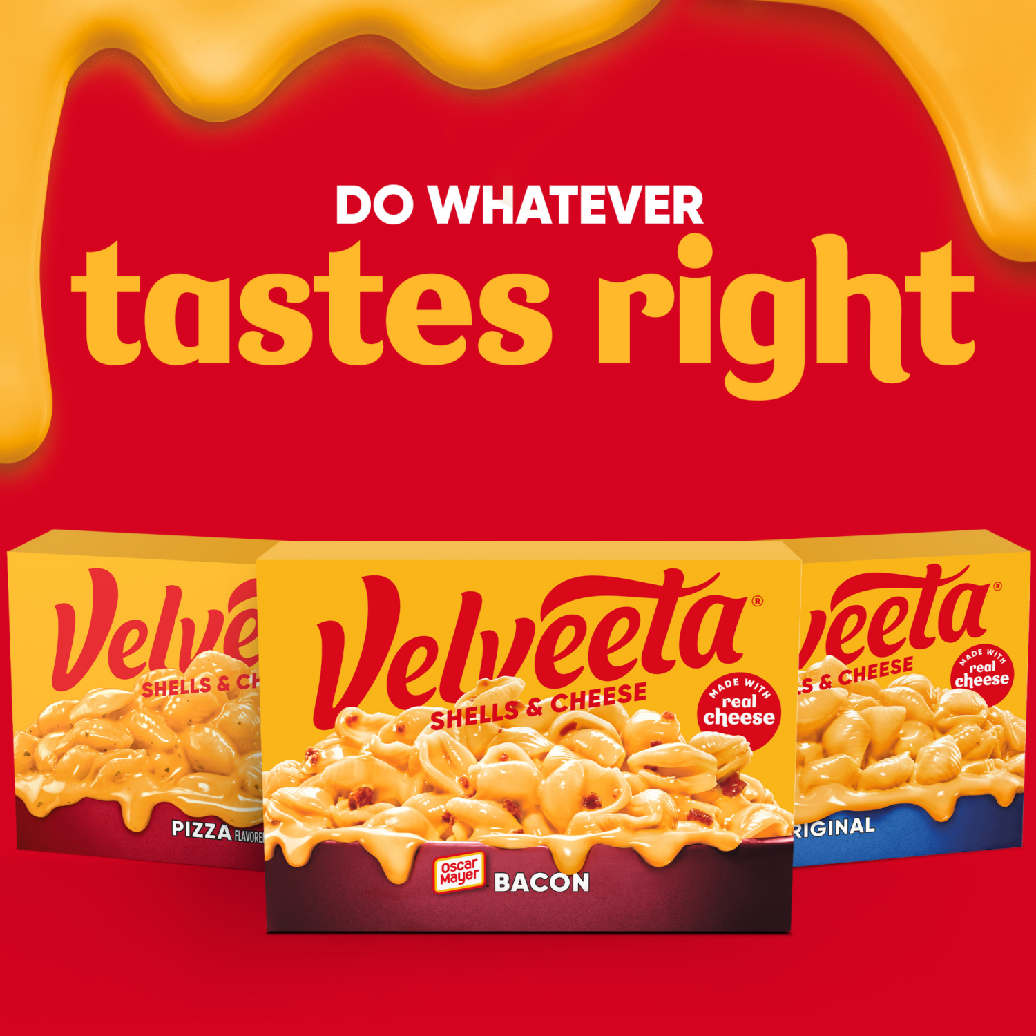 slide 8 of 8, Velveeta Shells and Cheese Mac and Cheese with Bacon, 1 Box, for Easy Dinner or Dinner Sides, Made with Real Cheese, 10.3 oz, 10.3 oz