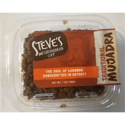 Steve's Mediterranean Chef Steve's Mediterranean Traditional Mujadra, 7 oz