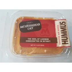 Steve's Mediterranean Hummus, Roasted Red Pepper- 10 oz