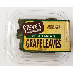 STEVES BACKROOM Steve's Mediterranean Vegetable Grape Leaves, 8 Oz.