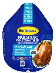 Butterball Frozen Premium Young Turkey, 16-20 Lbs
