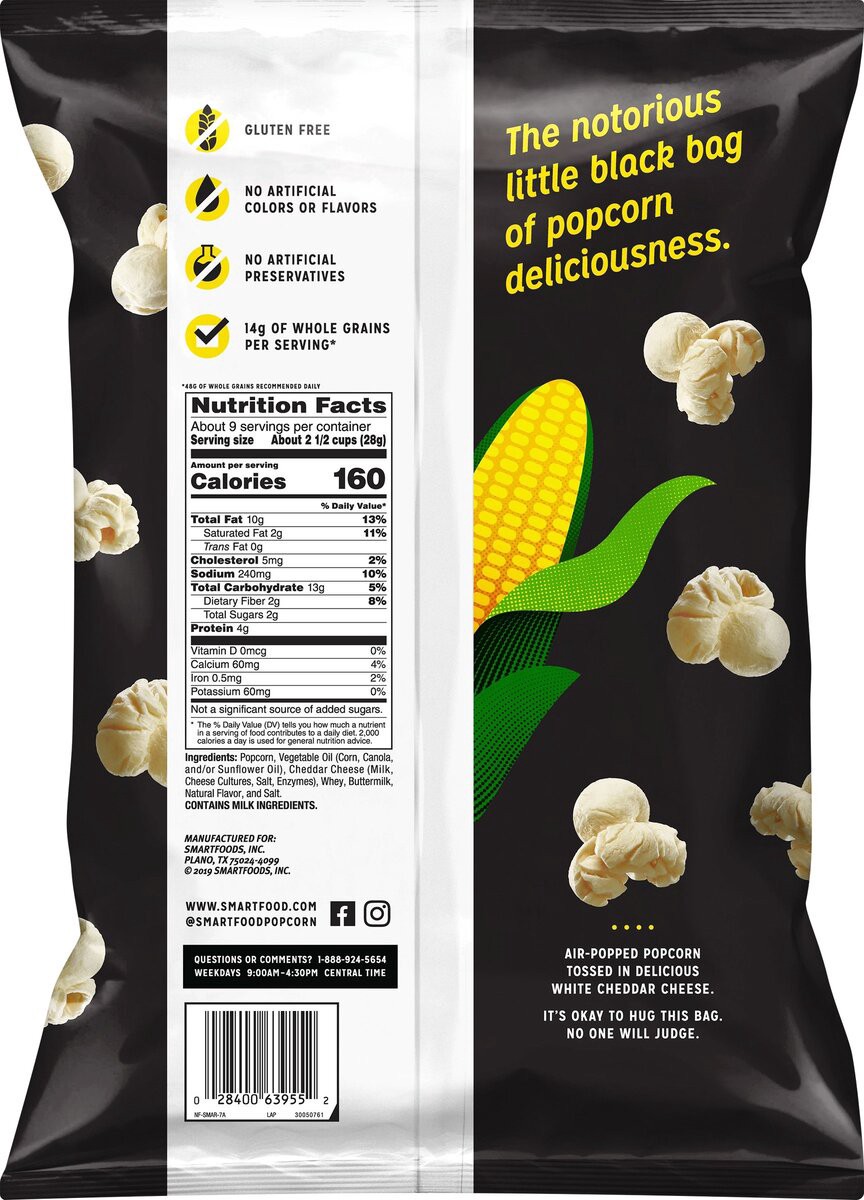 slide 2 of 3, Smartfood Popcorn, 8.5 oz