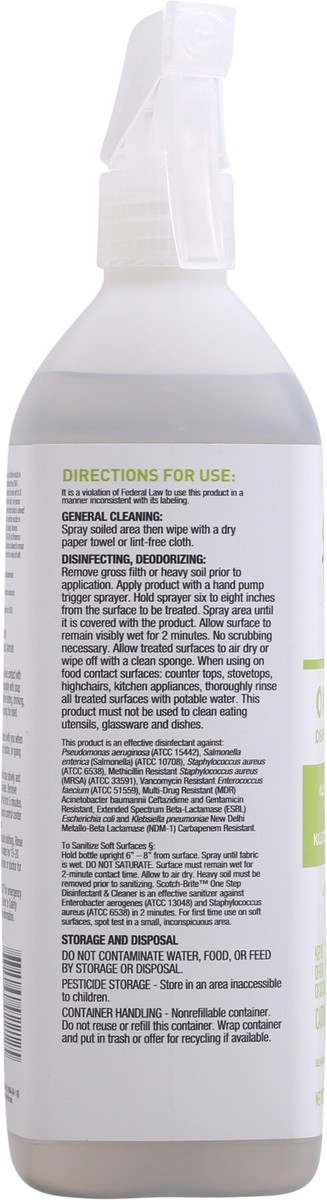 slide 9 of 12, Scotch-Brite One Step Light Fresh Scent Disinfectant & Cleaner 28 fl oz, 28 oz