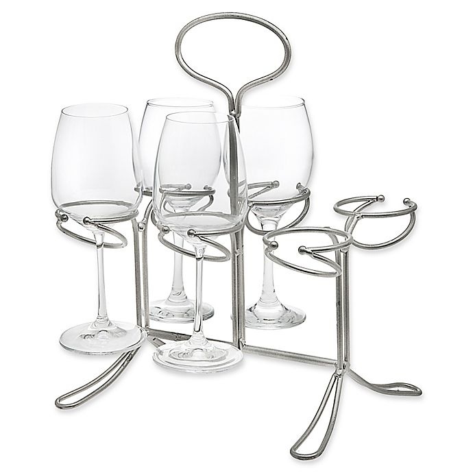 slide 1 of 1, Godinger Wine Glass Caddy, 1 ct