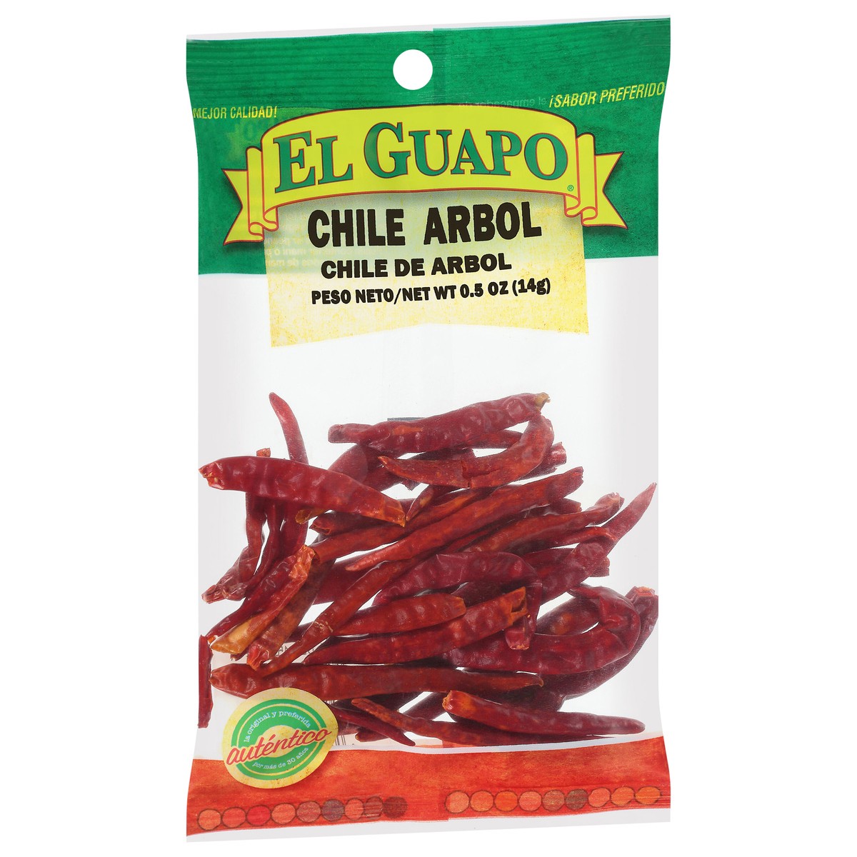 slide 10 of 11, El Guapo Chili De Arbol Whole, 0.5 oz