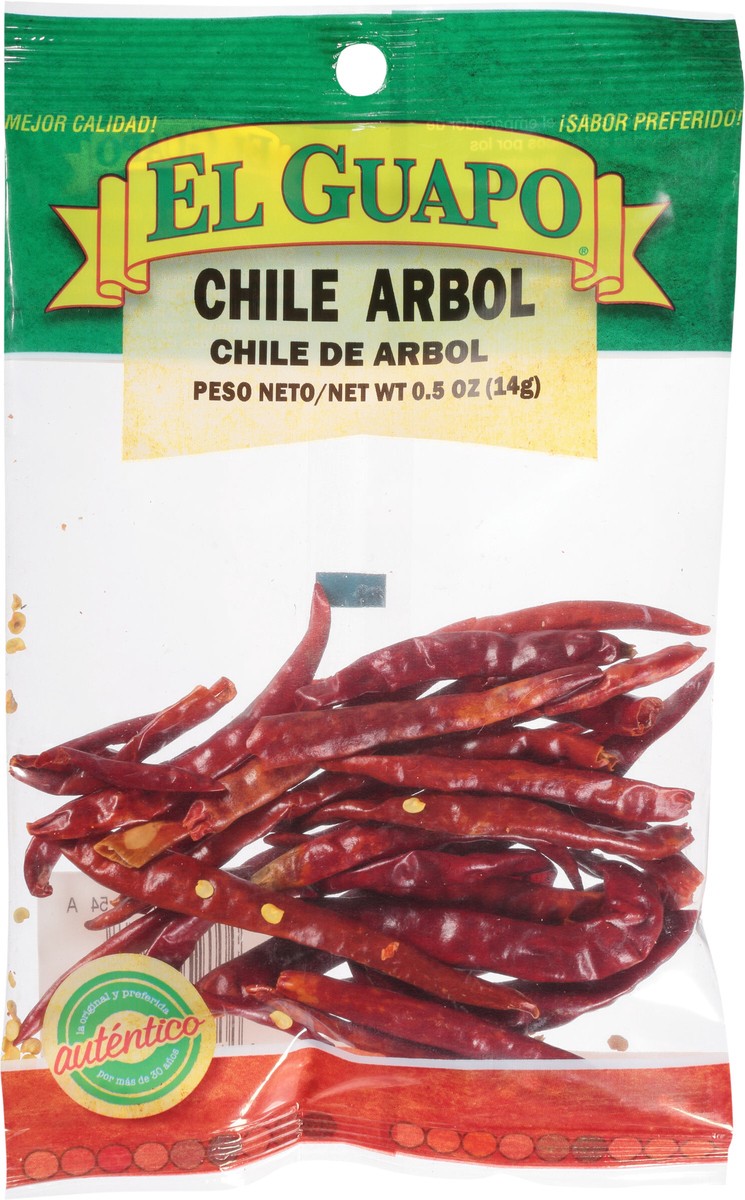 slide 6 of 11, El Guapo Chili De Arbol Whole, 0.5 oz