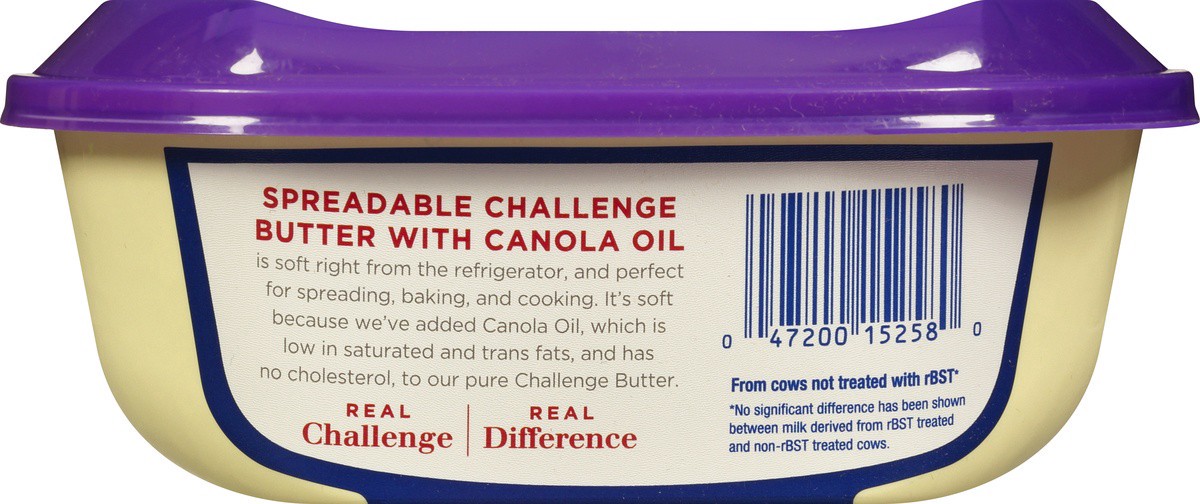 slide 7 of 9, Challenge Spreadable Sea Salted Butter with Canola Oil 8 oz, 1 ct