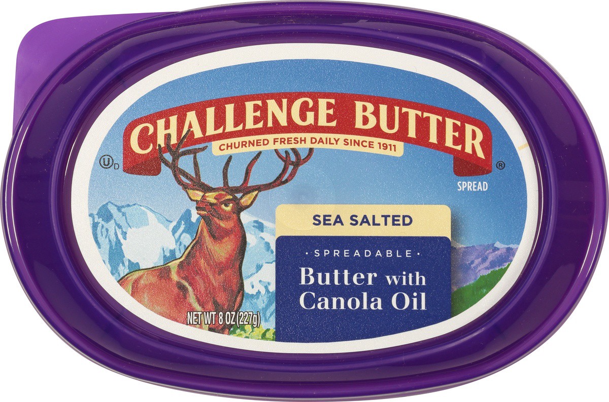 slide 8 of 9, Challenge Spreadable Sea Salted Butter with Canola Oil 8 oz, 1 ct