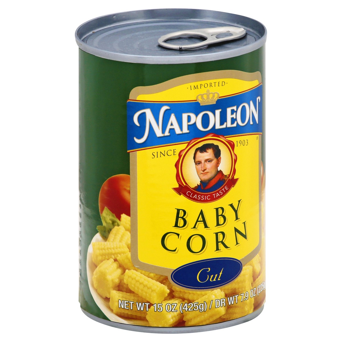 slide 2 of 9, Napoleon Cut Baby Corn 15 oz, 15 oz